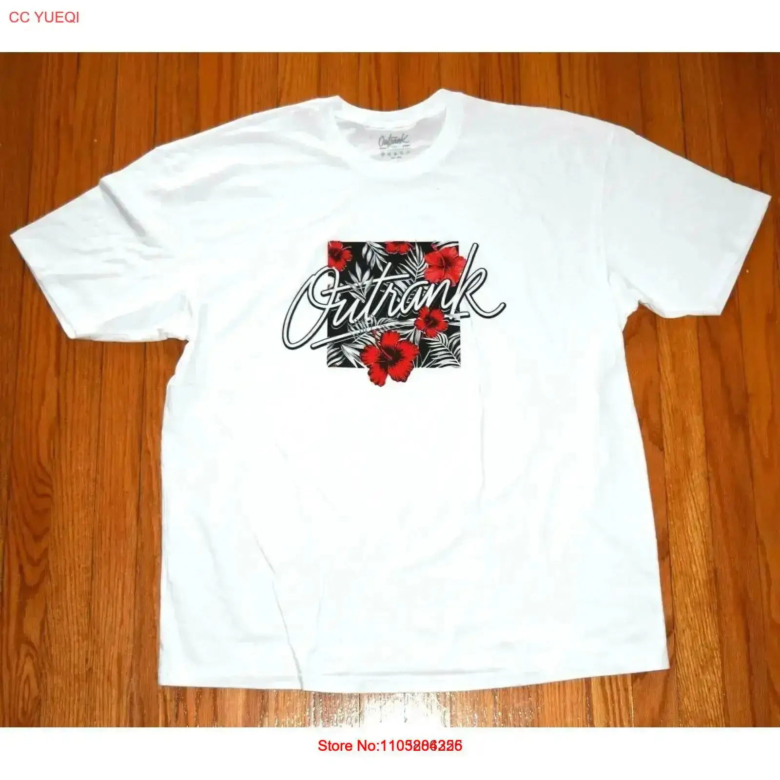 Streetwear Brand Flower - Kaos Pria OutRank Brand Miami Streetwear