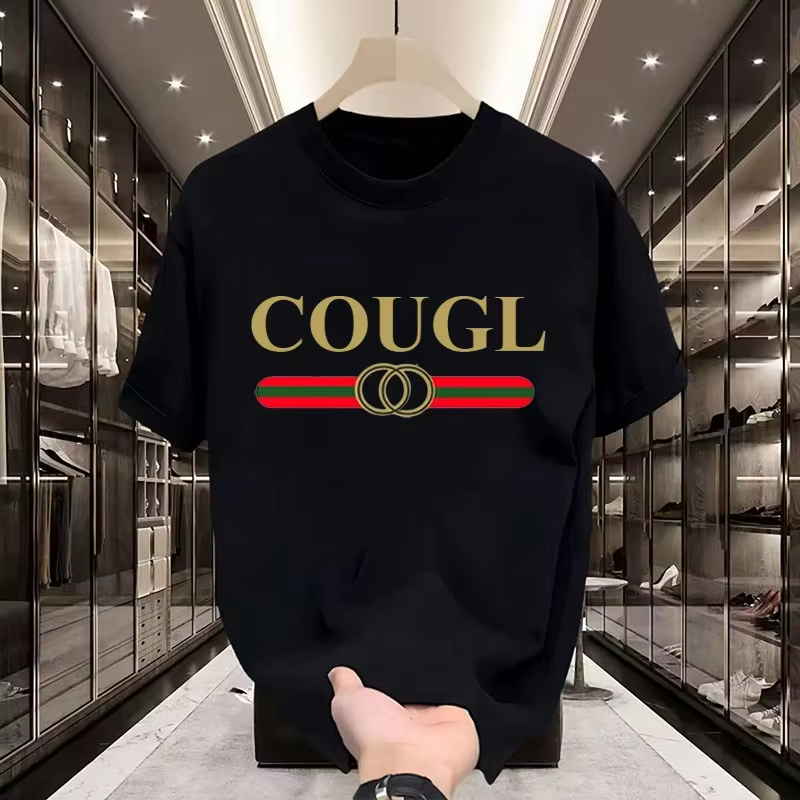 Streetwear Brand Top - Kaos Pria Bermotif Merek Fashion, Atasan