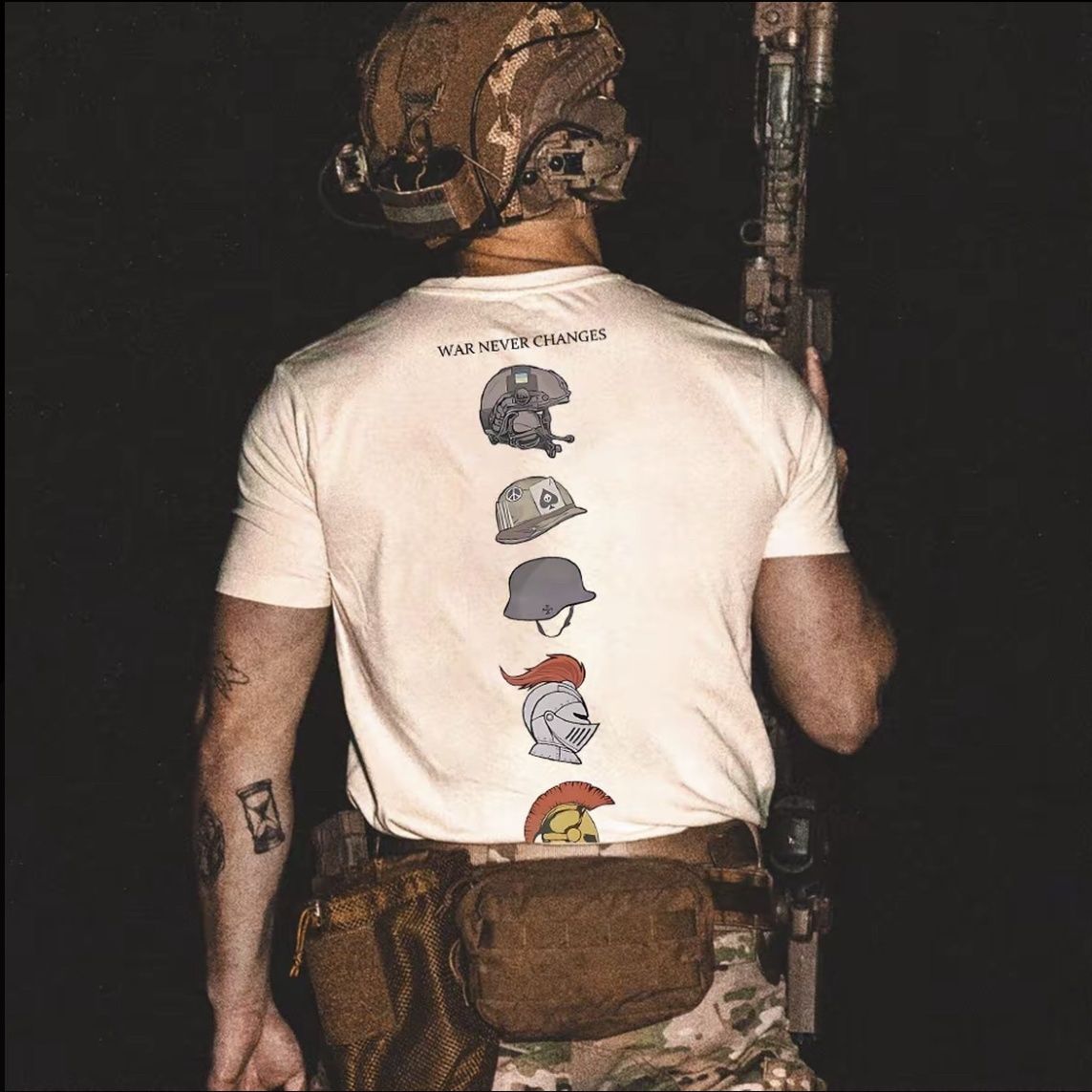 Streetwear Brand Top - Kaus Lengan Pendek Merek Tren Amerika