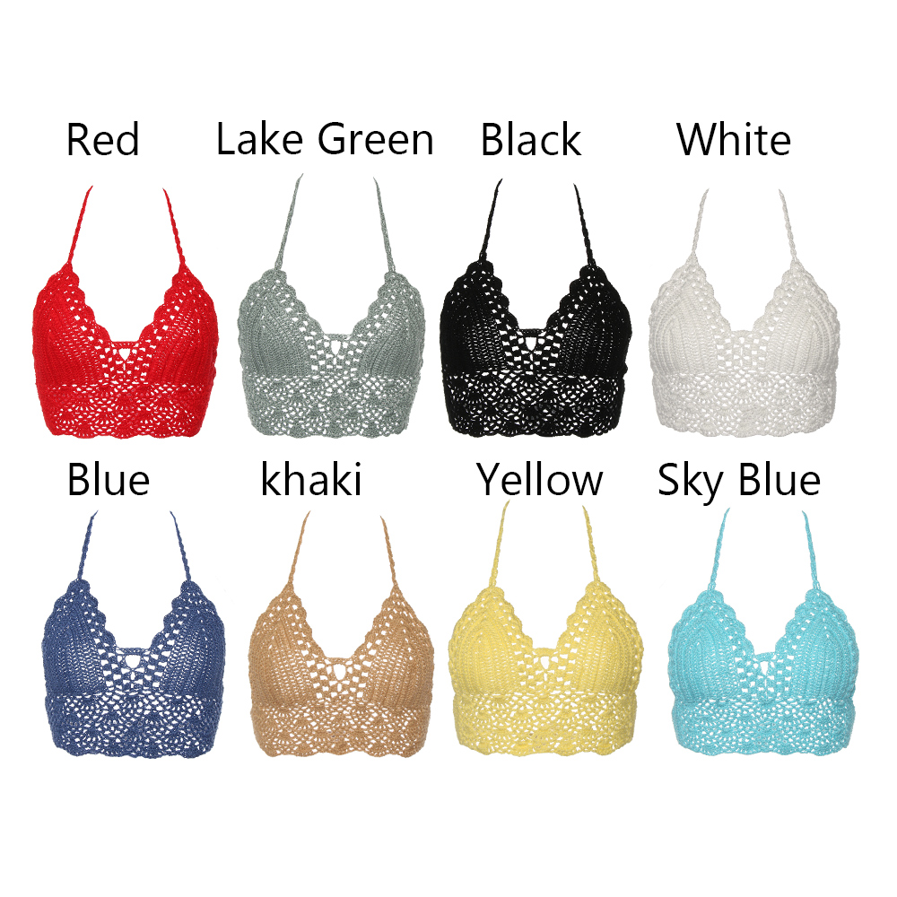 A Bathing Ape Camo - Baru Seksi Bikini Crop Top Crochet