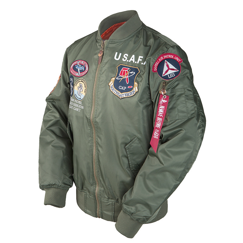 Streetwear Brand Top - 2027 Patch Bordir Militer vintage pria