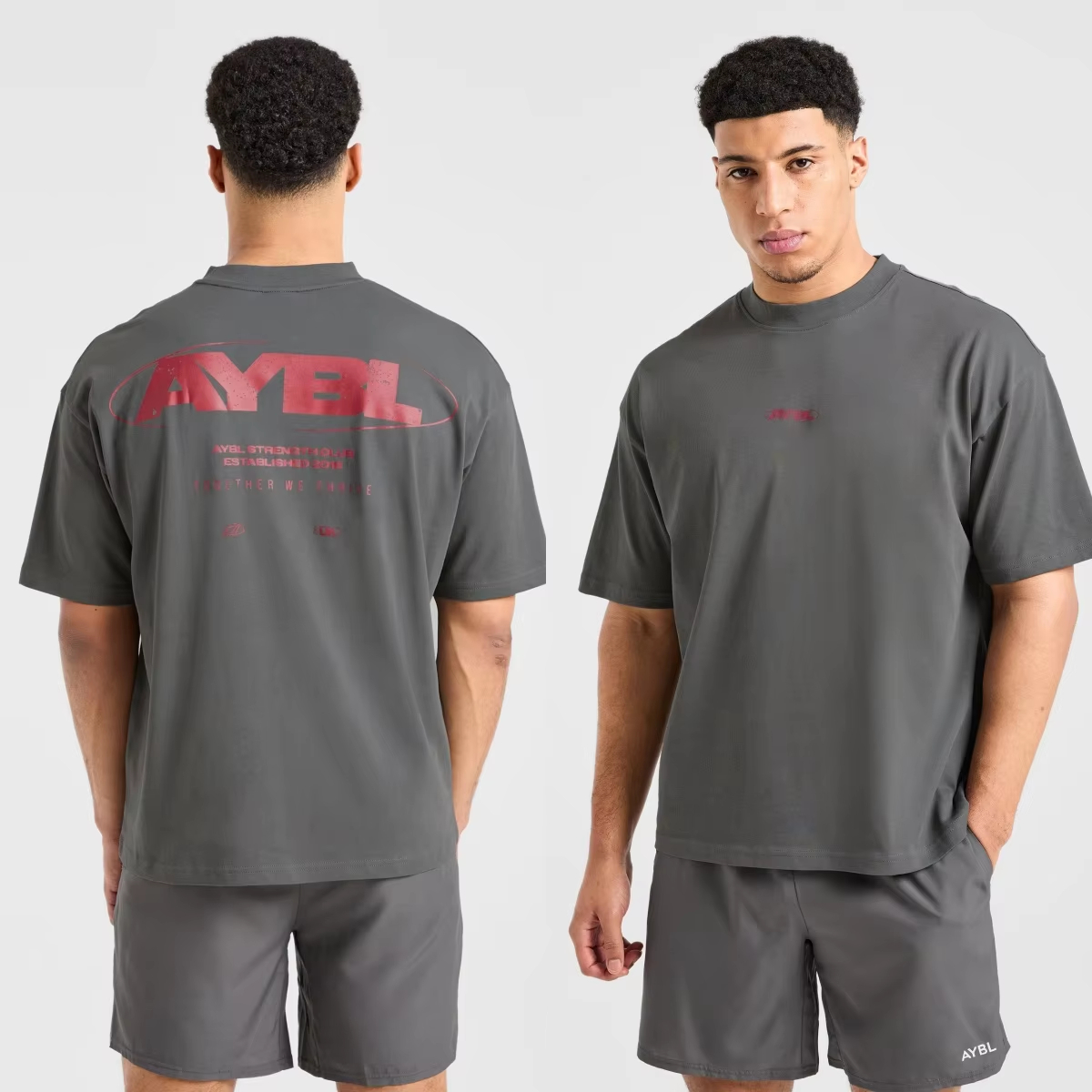 Streetwear Brands Logo - Kaos Katun Grafis Logo Klasik GYM,