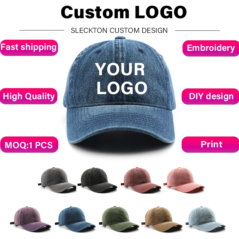 Stussy Bucket Hat - SLECKTON topi bisbol LOGO kustom untuk