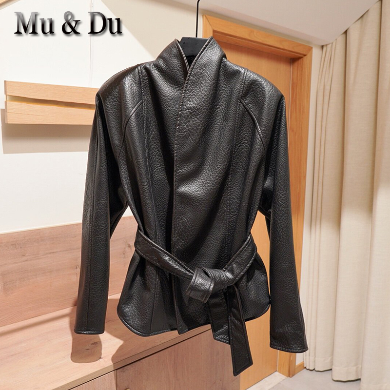 Streetwear Brand Belts - Jaket Kulit PU Wanita Model Terbaru