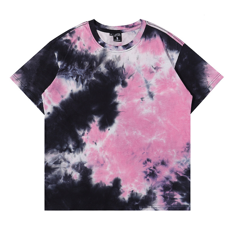 Brand Streetwear Instagram - Kaus ikat celup gradien lengan pendek