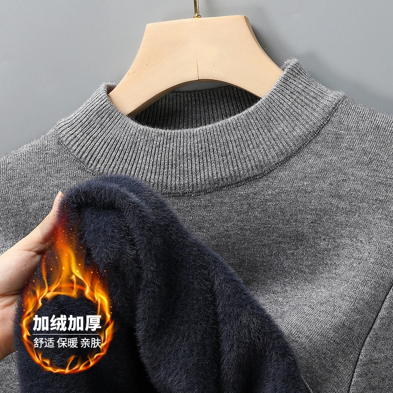 Streetwear Brands - Sweter Rajut Setengah Turtleneck Baru Musim