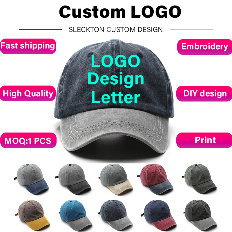 Stussy Bucket Hat - SLECKTON topi bisbol katun Retro uniseks,