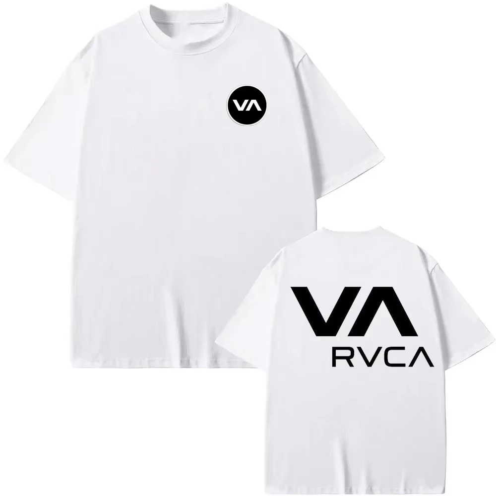 Streetwear Brand Top - RVCA T Shirt Hitam Tee Musim