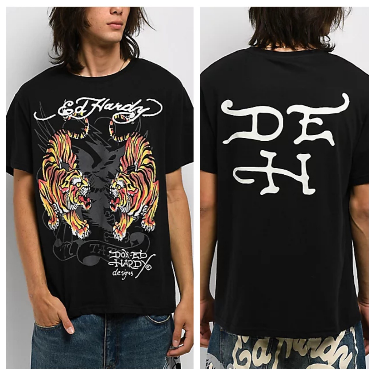Tigers Ed Tattoo Art Street Tr - Streetwear Brand Graphics ulasan dan harga
