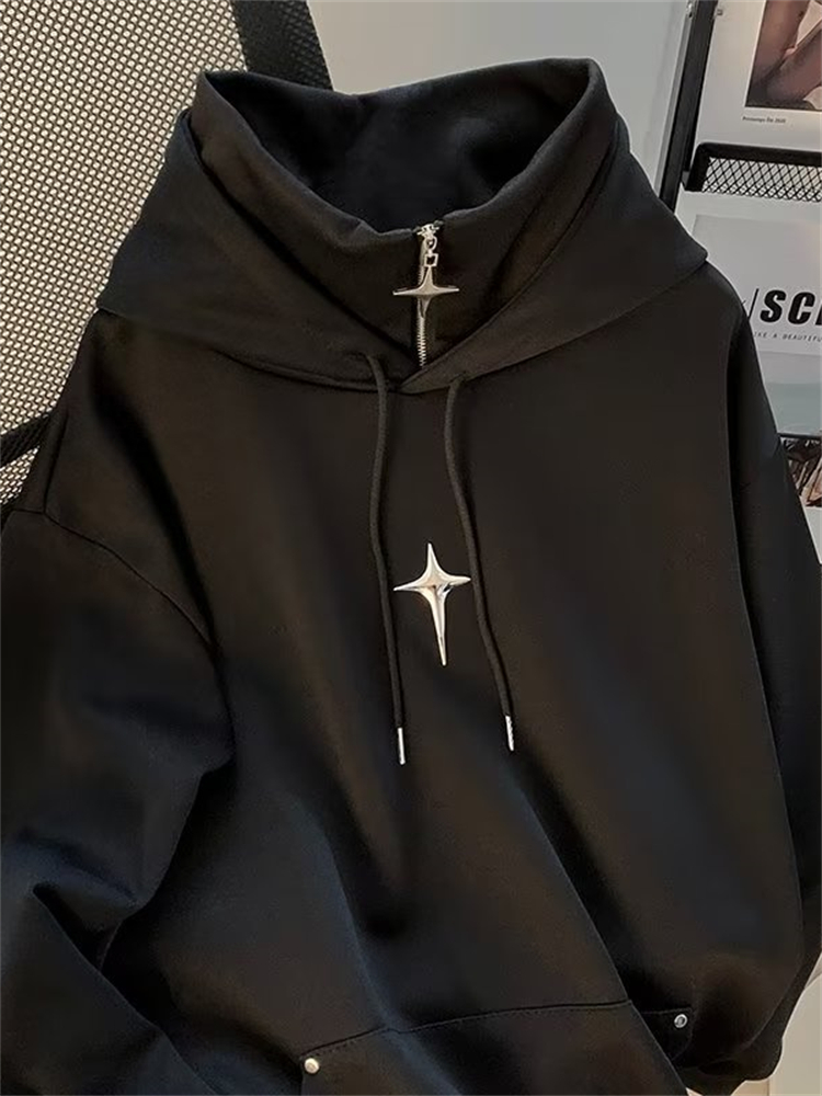Hoodie Leher Tinggi Musim Gugu - Streetwear Brand Hoodie ulasan dan harga