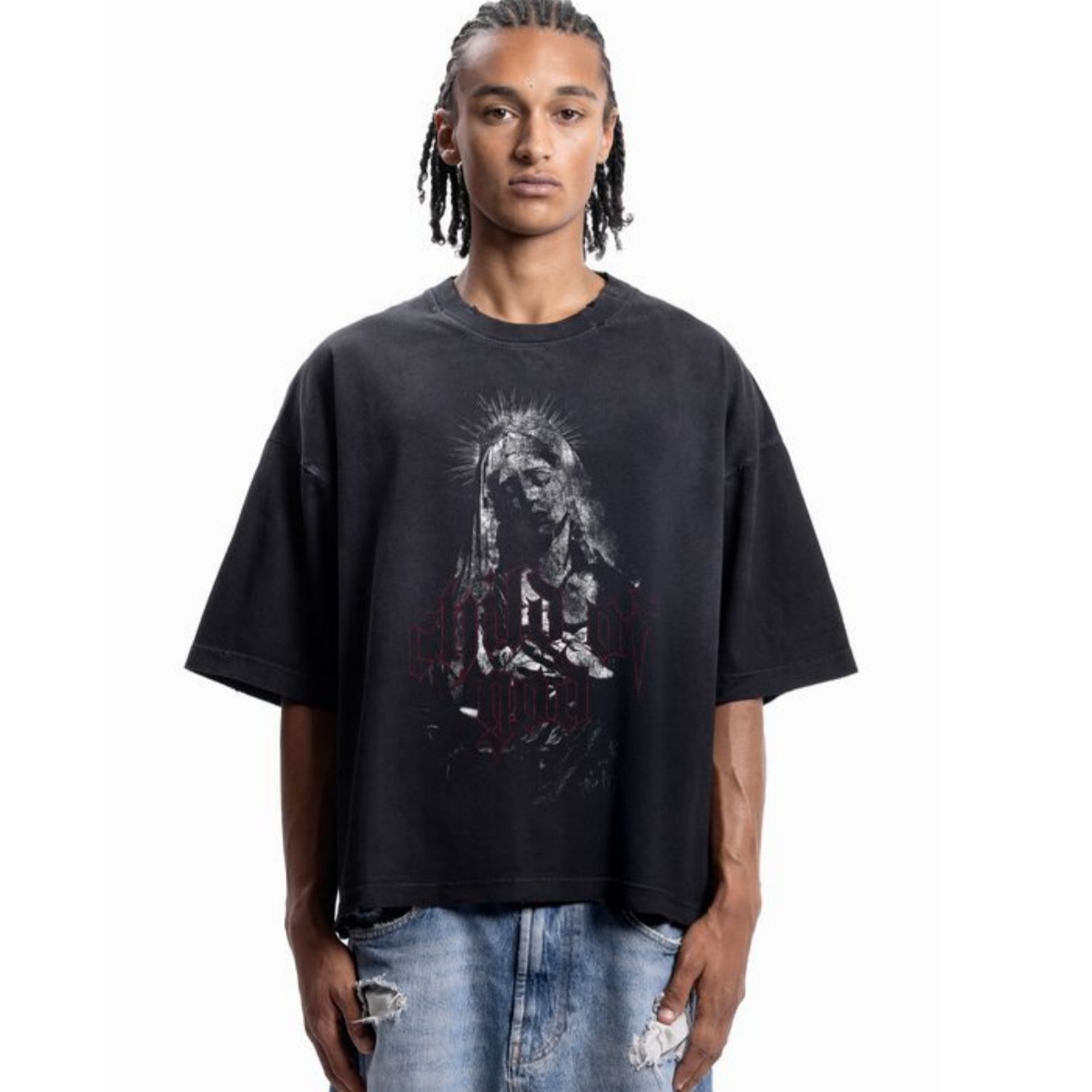 Kaus Merek Trendi Cult Metal F - Streetwear Brand Fonts ulasan dan harga