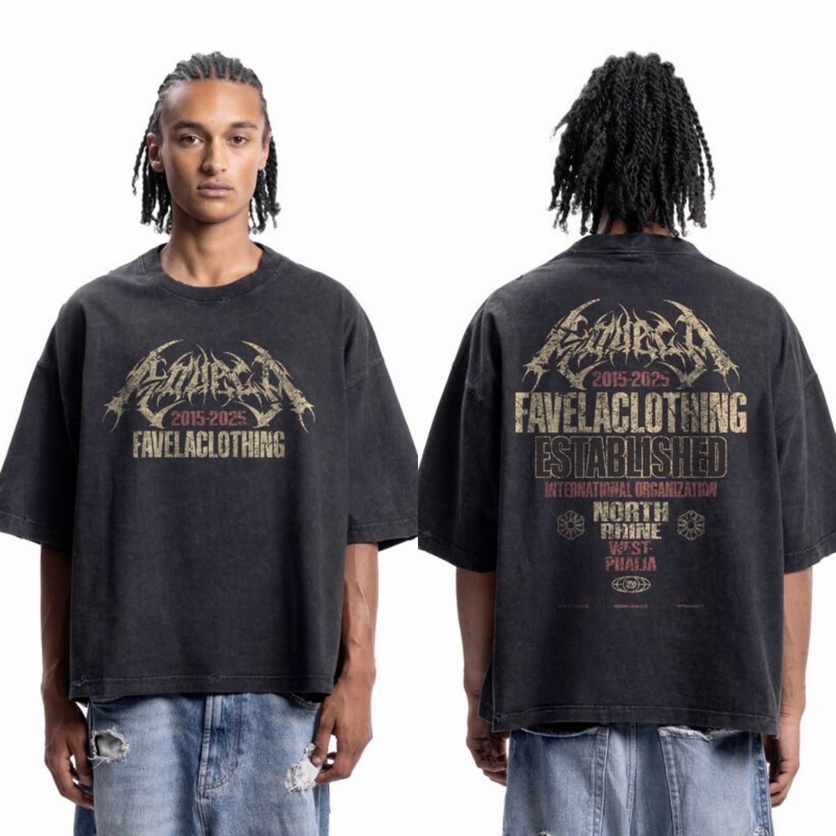 Kaus Merek Trendi Cult Metal F - Streetwear Brand Fonts ulasan dan harga