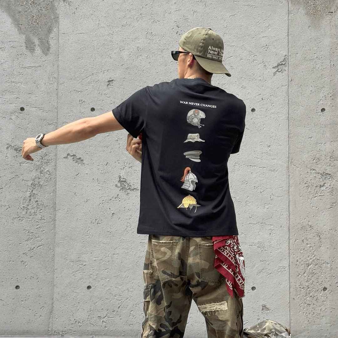 Kaus Lengan Pendek Merek Tren  - Streetwear Brand Top ulasan dan harga