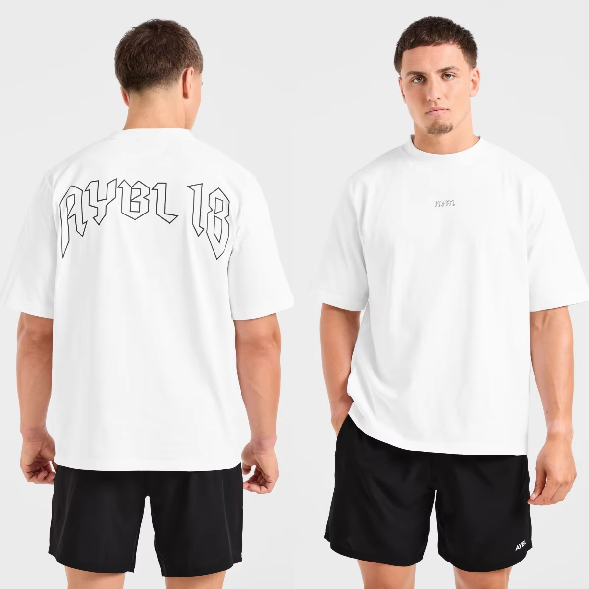 Kaos Katun Grafis Logo Klasik  - Streetwear Brands Logo ulasan dan harga