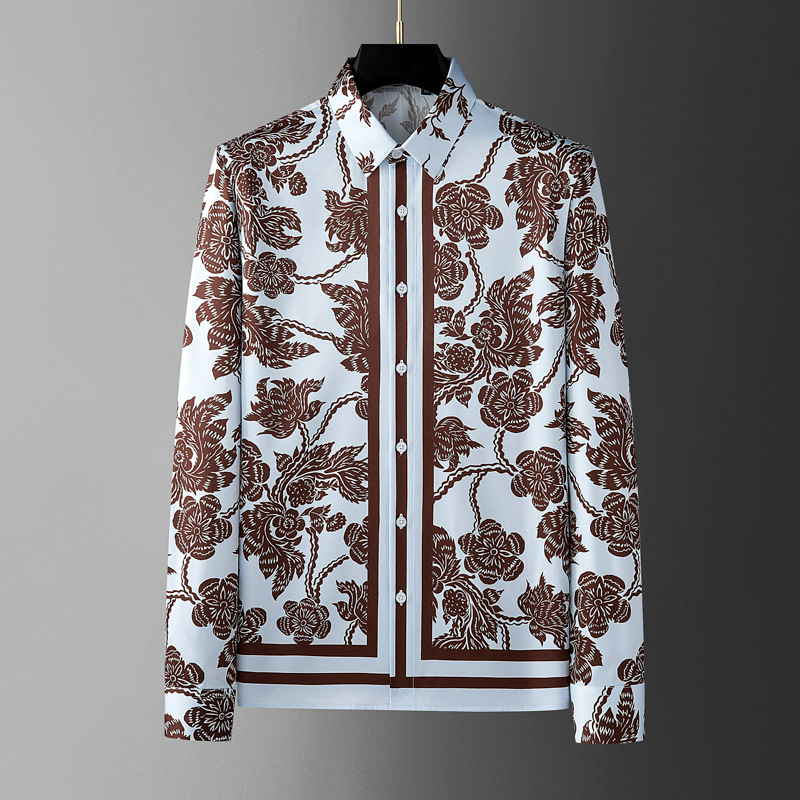 Kemeja Pria Bermotif Bunga Ret - Streetwear Brand Flower ulasan dan harga