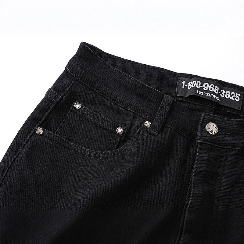 Celana Jeans Slim-Fit Bordir L - Brand Streetwear Instagram ulasan dan harga